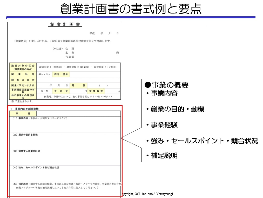 コラム事業計画書の意義と作り方7